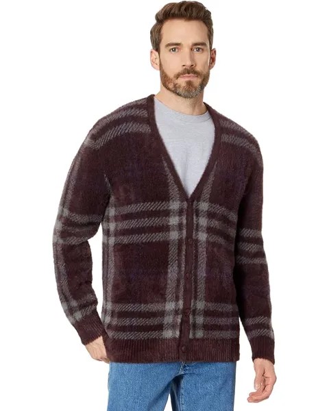 Свитер Levi's Premium Fluffy Sweater Cardigan, цвет Henri Printed Plaid Allspice