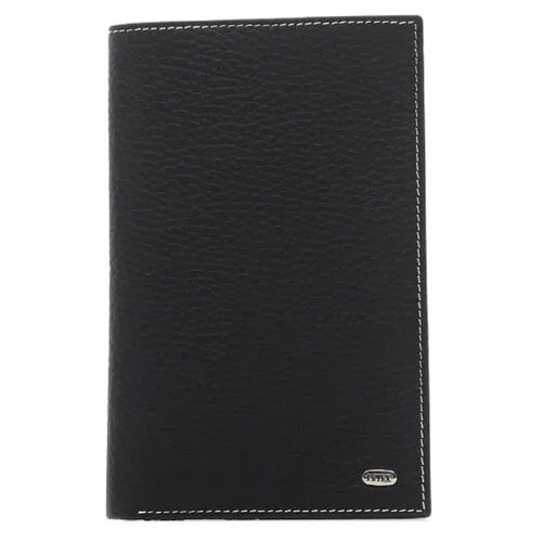 Портмоне Petek 1855 574.46D.KD1, натуральная кожа, зернистая фактура, без застежки, отделение для карт, подарочная упаковка, черный