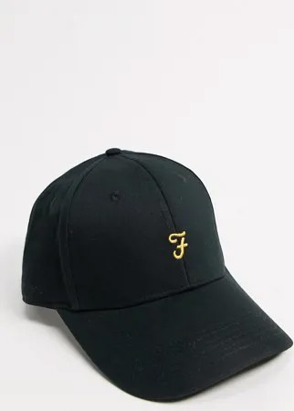 Черная кепка с логотипом Farah-Черный цвет