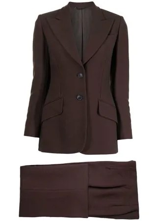 Gucci Pre-Owned костюм с однобортным пиджаком