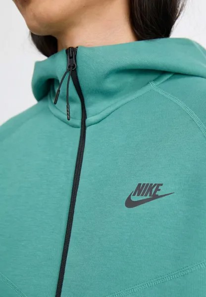 Толстовка на молнии Tech Fleece Full-Zip Hoodie Nike, зеленая