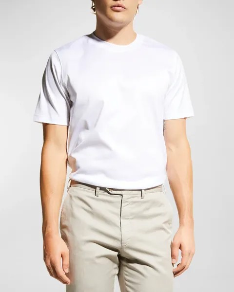 Мужская футболка из роскошного джерси Eton, цвет White