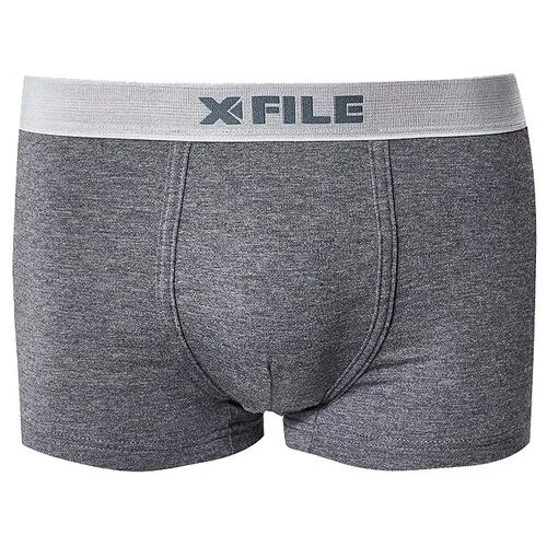 Трусы X-File, размер 5-XL, серый