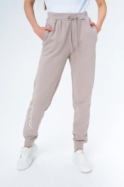 Спортивные брюки женские Guess O1BA11 коричневые 46 RU