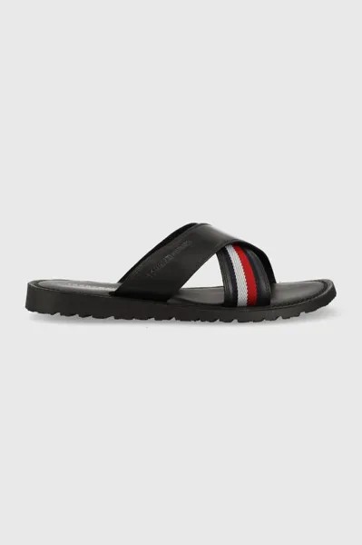 Шлепанцы HILFIGER CRISS CROSS SANDAL Tommy Hilfiger, черный