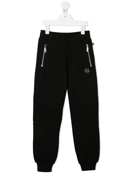 Philipp Plein Junior зауженные спортивные брюки