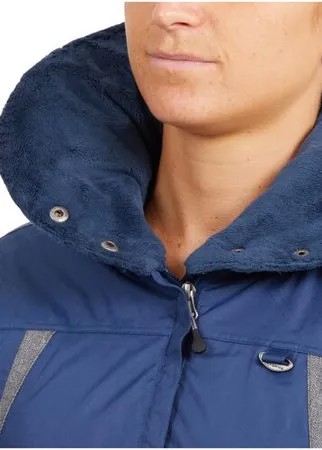 Куртка теплая женская TOSCA, размер: XS, цвет: Темно-Синий/Асфальтово-Синий FOUGANZA Х Декатлон