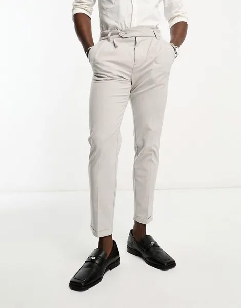 Элегантные брюки в льняном стиле New Look с камнем