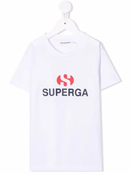 Superga Kids футболка с логотипом