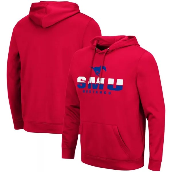 Мужской красный пуловер с капюшоном SMU Mustangs Lantern Colosseum