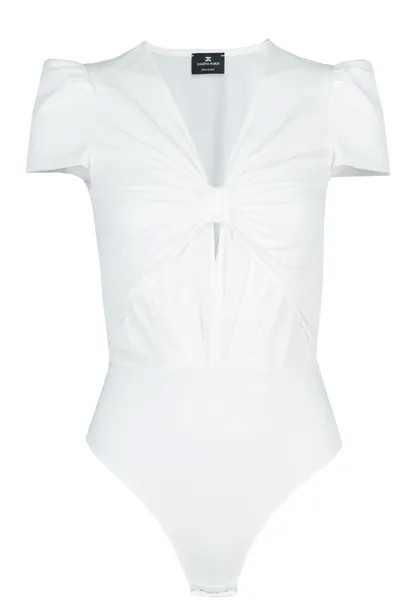 Боди женское Elisabetta Franchi 114570 бежевое 44 IT
