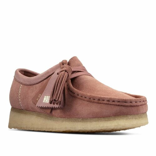 Полуботинки Clarks Wallabee., размер 40, розовый