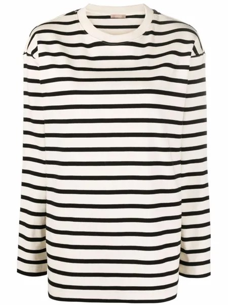 12 STOREEZ striped cotton sweatshirt