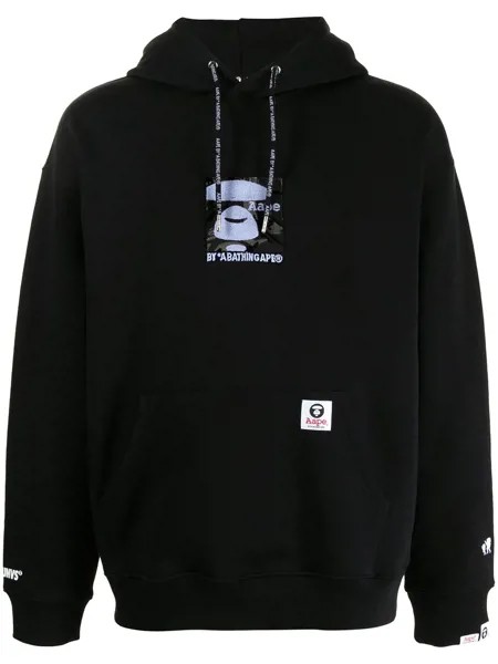 AAPE BY *A BATHING APE® худи с графичным логотипом и логотипом