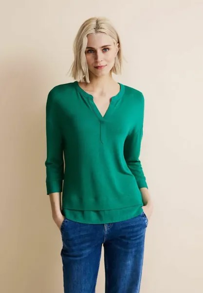 Рубашка с длинным рукавом Street One, цвет grün