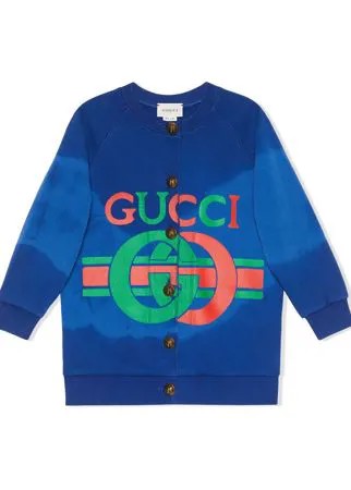 Gucci Kids кардиган с логотипом