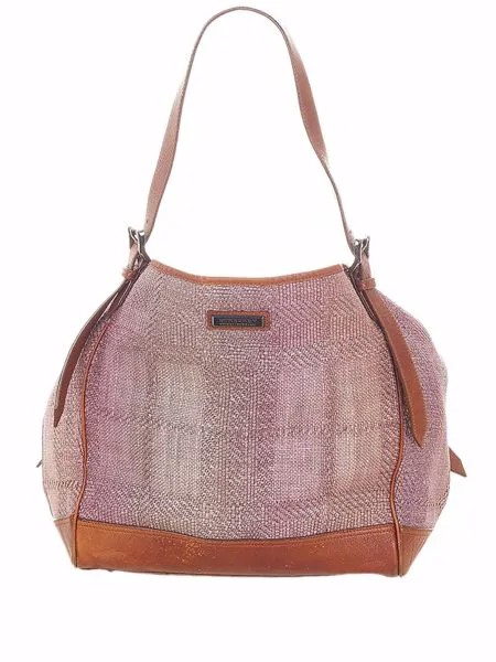 Burberry Pre-Owned сумка-тоут с узором в клетку