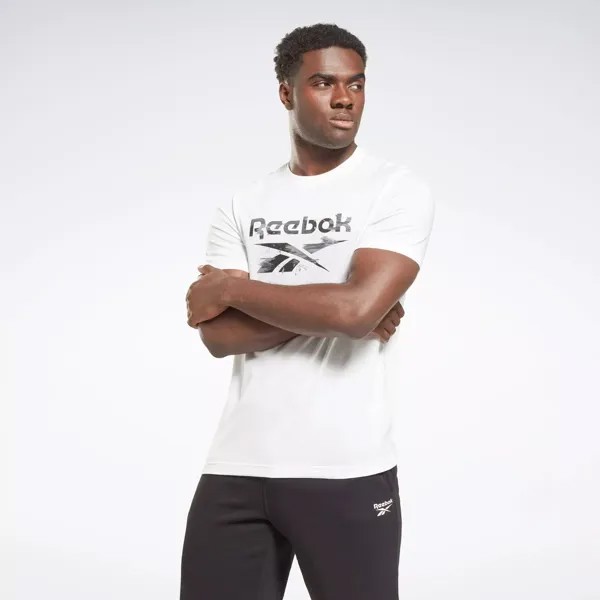 Футболка Identity Modern Camo Reebok, белый