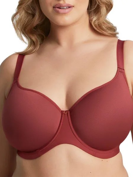 Формованный бюстгальтер-футболка Elegance Spacer Panache, красный