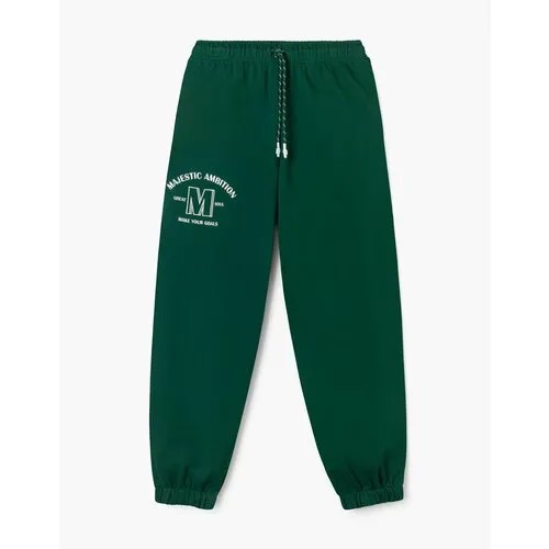 Брюки джоггеры Gloria Jeans, размер XXL/182 (56), зеленый