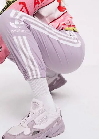 Сиреневые спортивные брюки adidas Originals Locked Up-Фиолетовый
