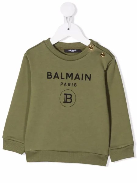 Balmain Kids толстовка с логотипом