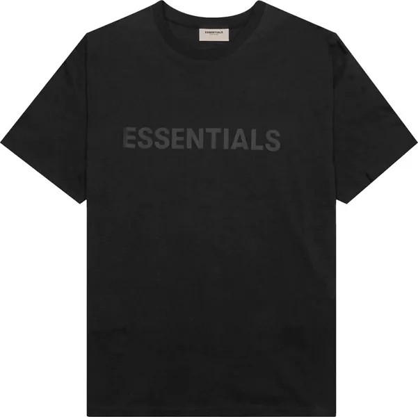 Футболка Fear of God Essentials Short-Sleeve Tee 'Strech Limo', черный