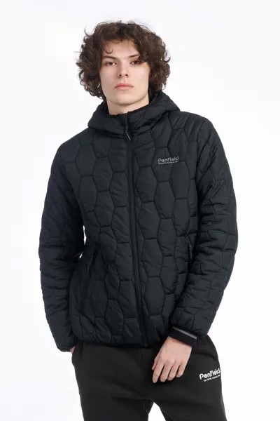 Куртка Hudson с шестиугольной стежкой и надписью Penfield, черный