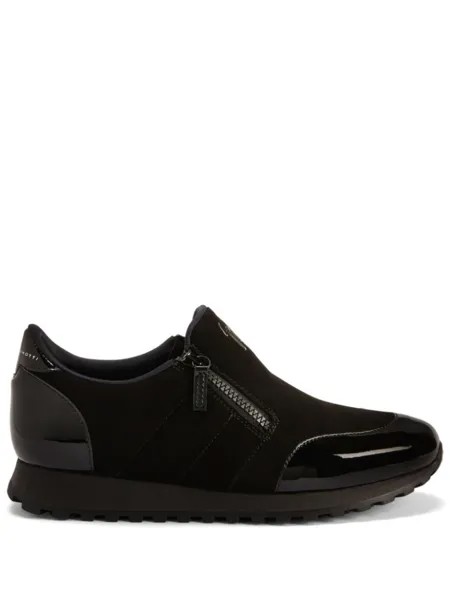 Бархатные кроссовки Ilde Run Giuseppe Zanotti, черный