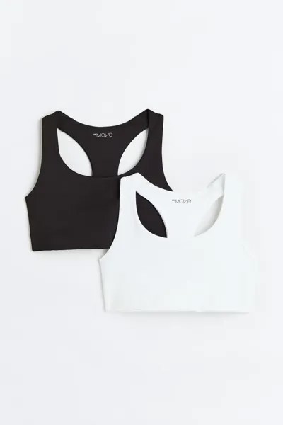 Топ женский H&M 1093790001 черный 3XL (доставка из-за рубежа)