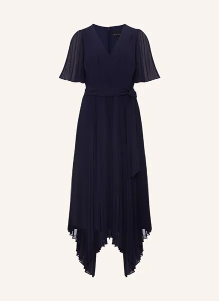 Kendall плиссированное платье  Phase Eight, синий