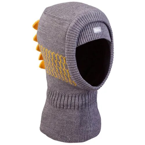 Шапка шлем TuTu для мальчиков зимняя, размер 46-50, серый