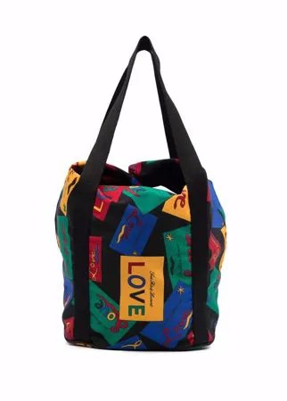 Yves Saint Laurent Pre-Owned сумка-тоут 1980-х годов с нашивкой Love