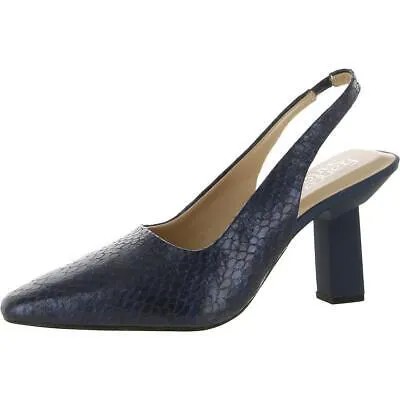 Franco Sarto Женские темно-синие кожаные туфли-лодочки 5,5 средний (B,M) BHFO 7940