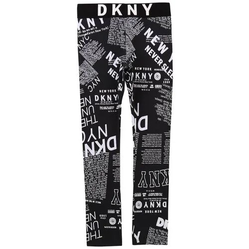 Брюки DKNY, размер 152, черный