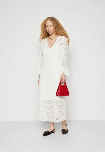 Коктейльное/праздничное платье YASAVERA 7/8 LONG DRESS YAS, белый