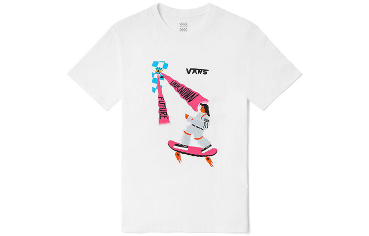 Футболка женская белая Vans