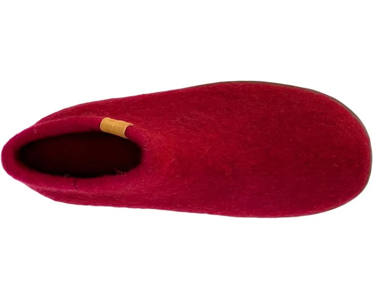 Слипперы Bootie with Rubber Sole Baabushka, красный