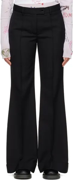 Черные брюки-клеш Acne Studios