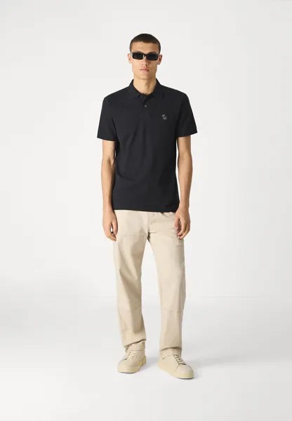 Рубашка поло ICONE Abercrombie & Fitch, черный
