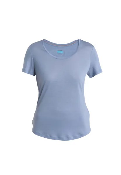 Спортивная футболка Natural 125 Light Weight Cool-Lite Sphere Graphic Icebreaker, СВЕТЛО-ГОЛУБАЯ