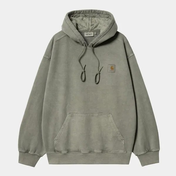 Худи CARHARTT WIP Hooded Vista Sweatshirt Smoke Green (Garment Dyed)