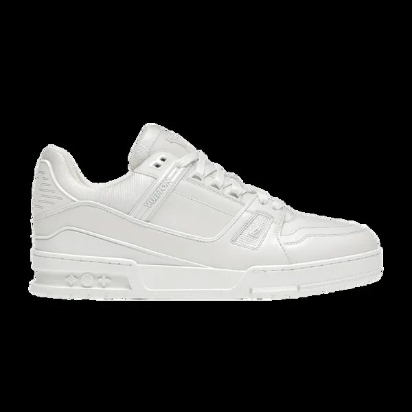 Кроссовки Louis Vuitton Trainer Low 'White', белый