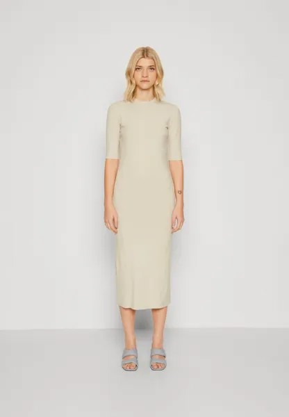 Платье из джерси Calvin Klein, бежевый