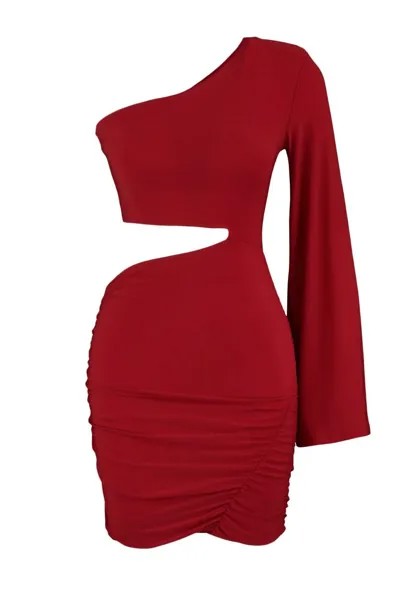 Коктейльное платье Trendyol, красный