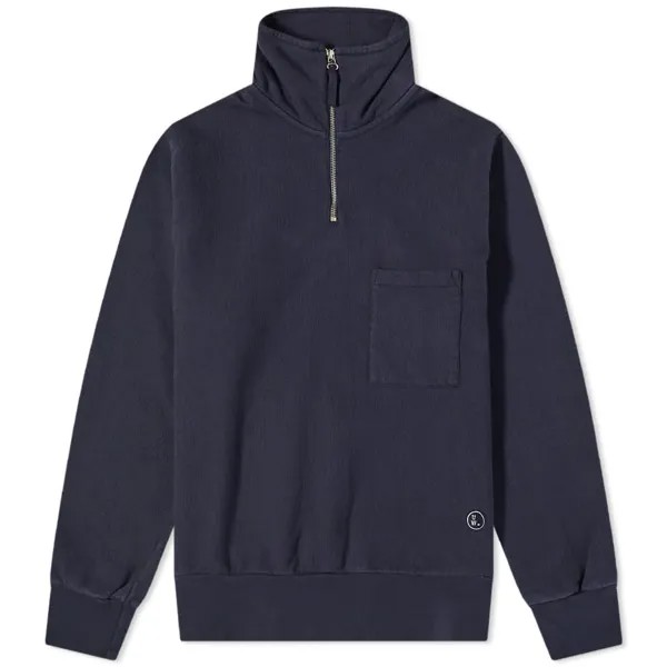 Толстовка Universal Works Half Zip Sweat