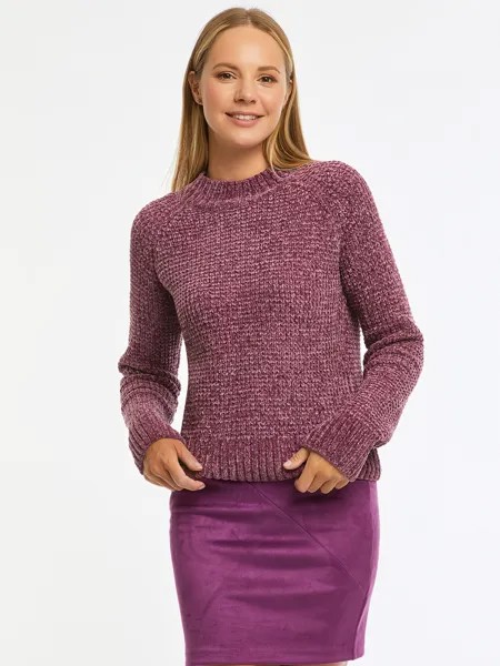 Джемпер женский oodji 63805361 фиолетовый 2XL