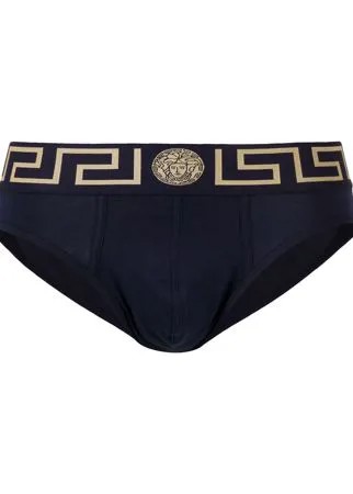 Versace трусы-брифы с узором Greca