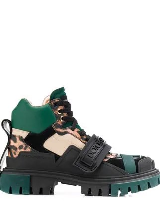 Dolce & Gabbana трекинговые ботинки с логотипом