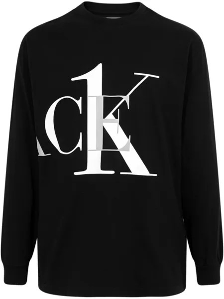 Palace футболка из коллаборации с Calvin Klein, черный